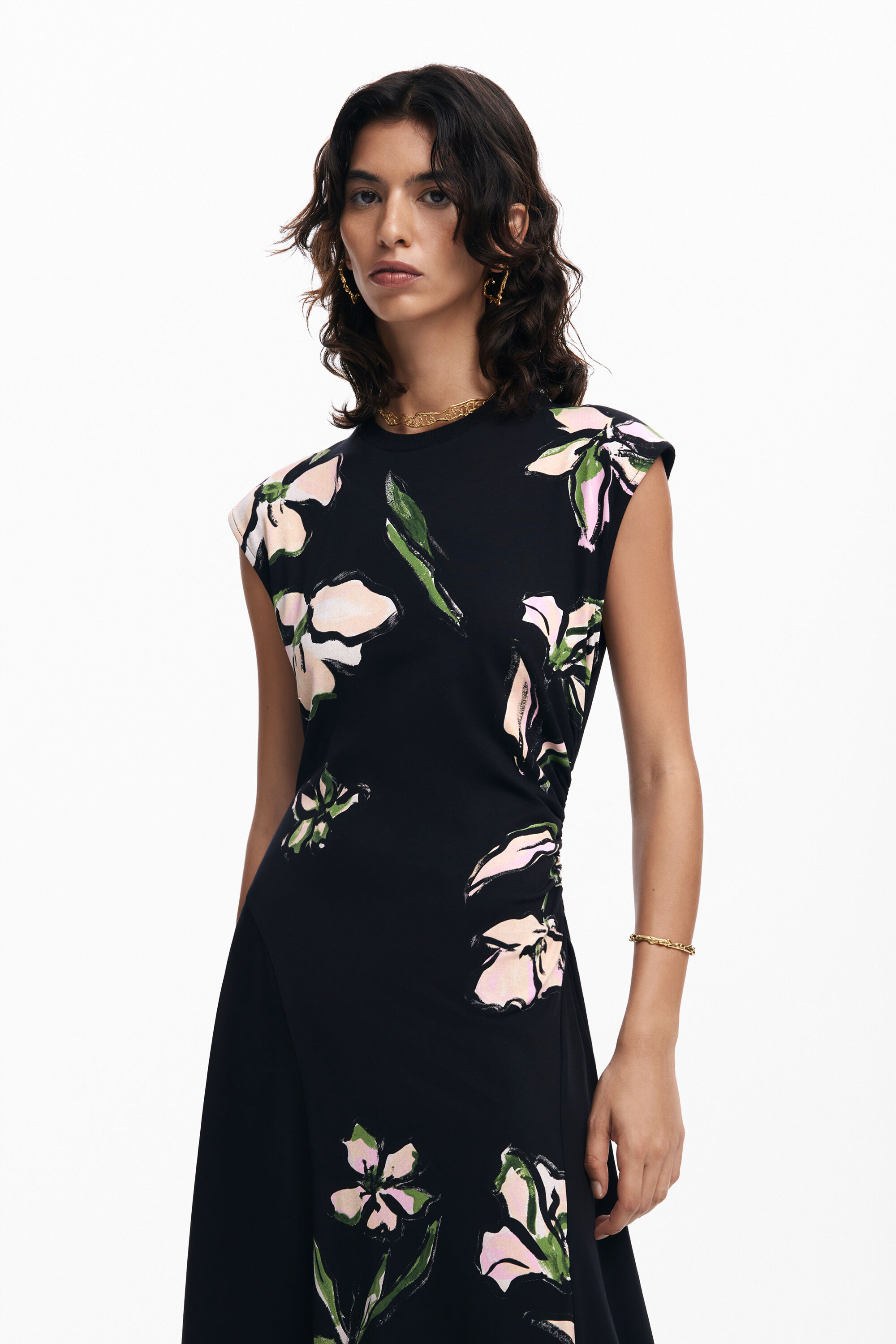 Desigual floral dress new arrivals