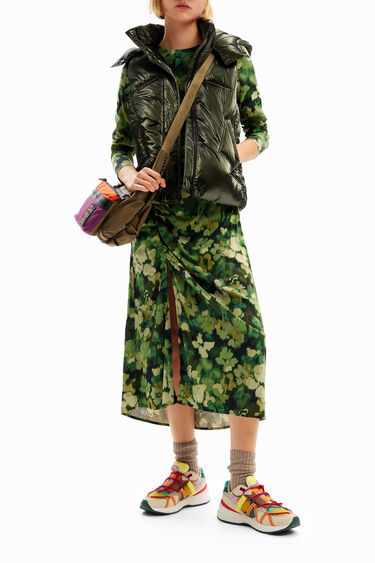 Chaleco acolchado tornasolado | Desigual