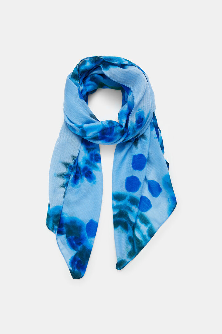 
水彩画スタイル曼荼羅模様 ストール