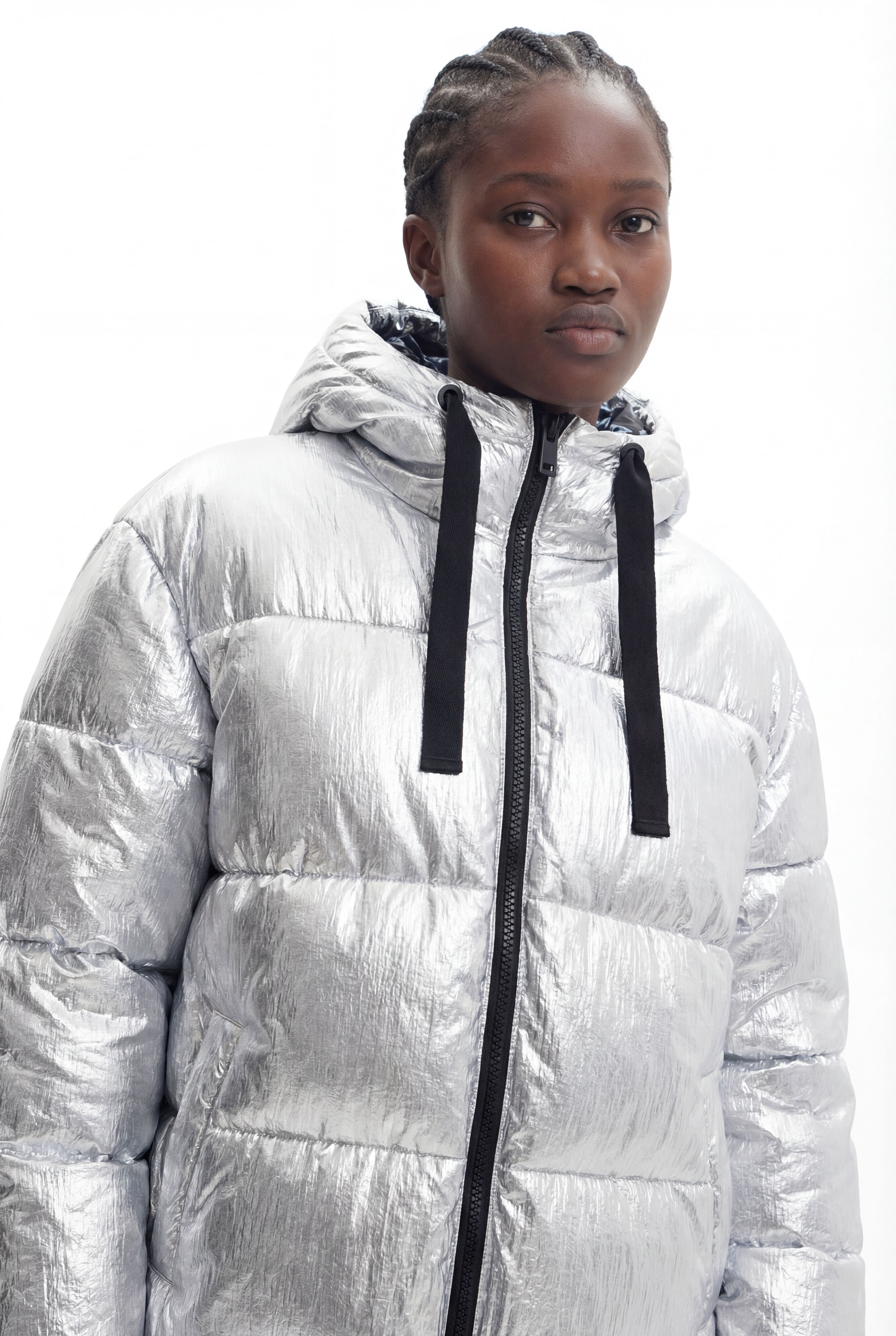 Chaqueta padded mangas desmontables - BLACK - L