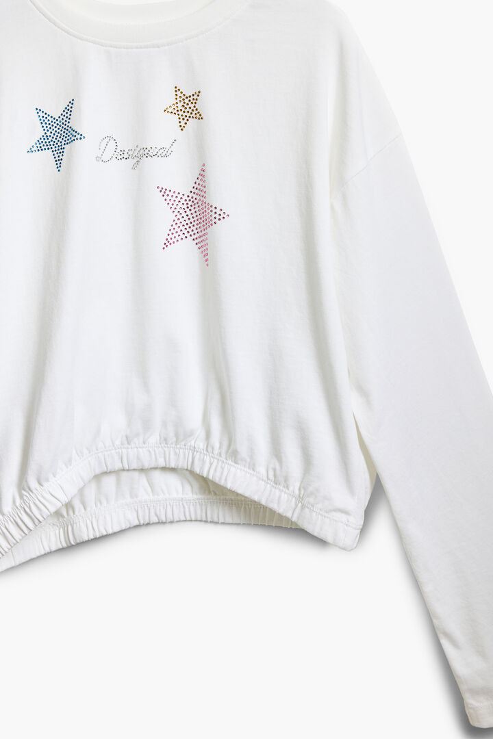 Camiseta estrellas strass | Desigual