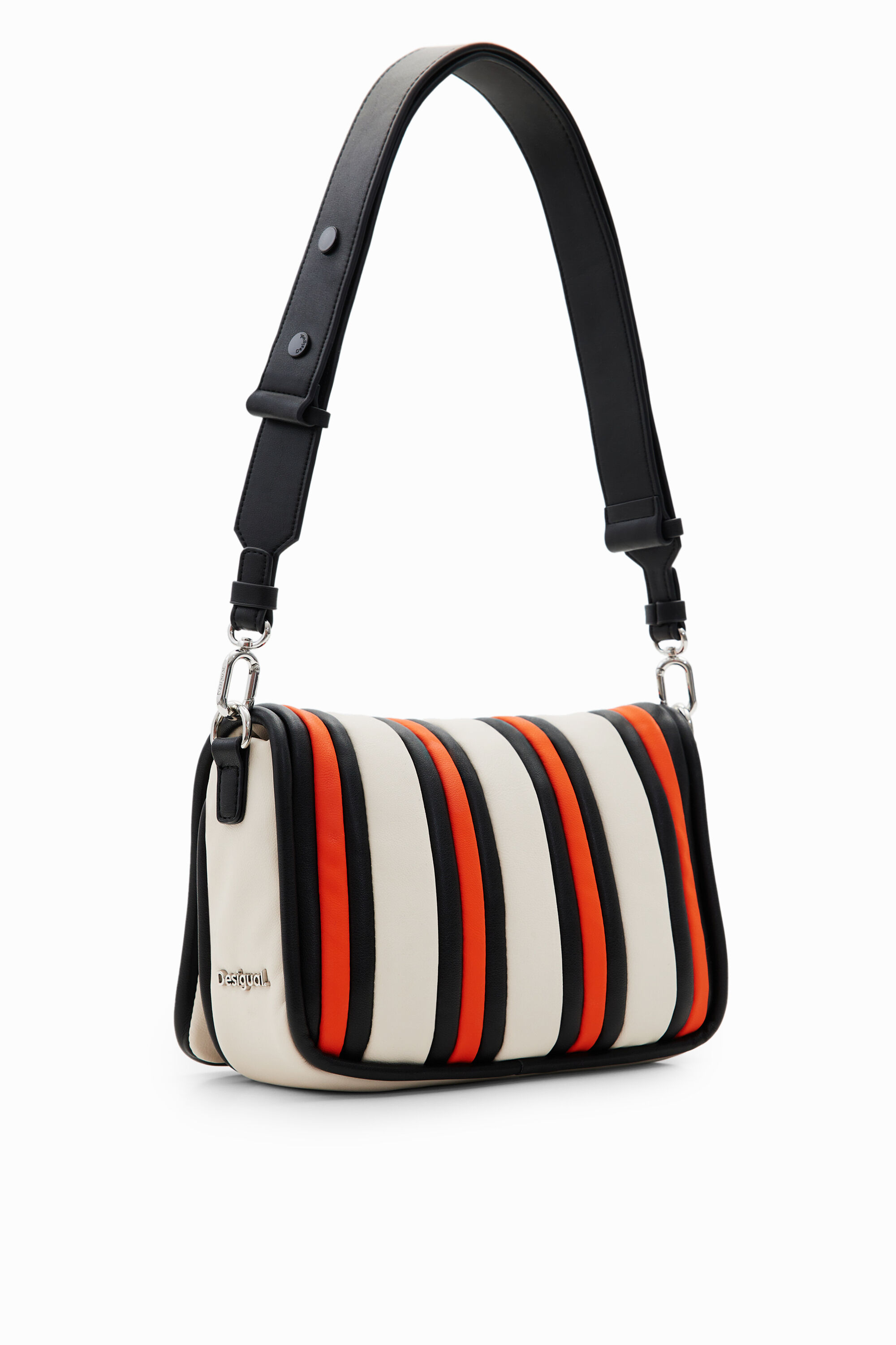 Off white striped crossbody bag top