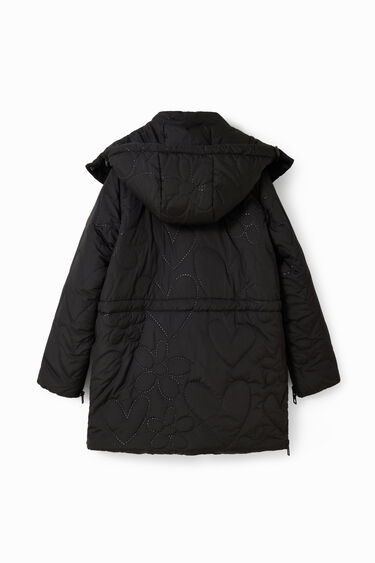 Padded heart coat | Desigual