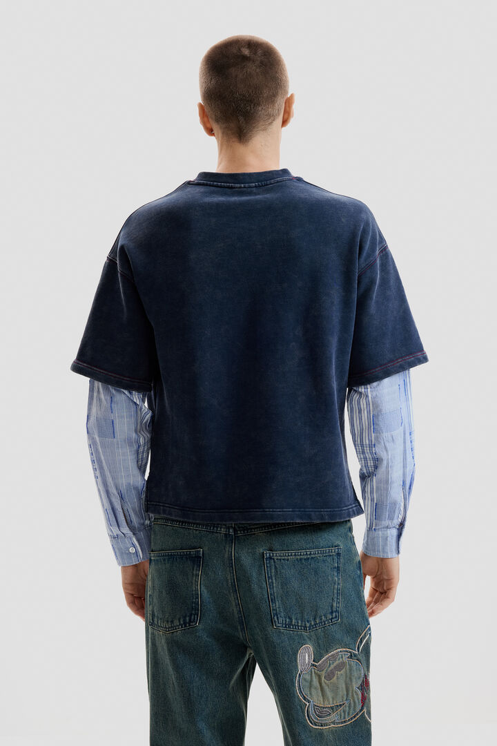 FELPA A MANICHE LUNGHE | Desigual