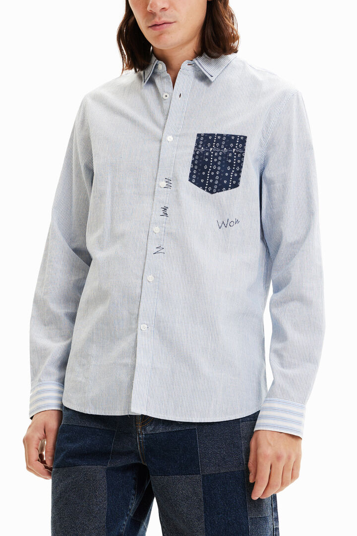 Contrasting striped shirt | Desigual