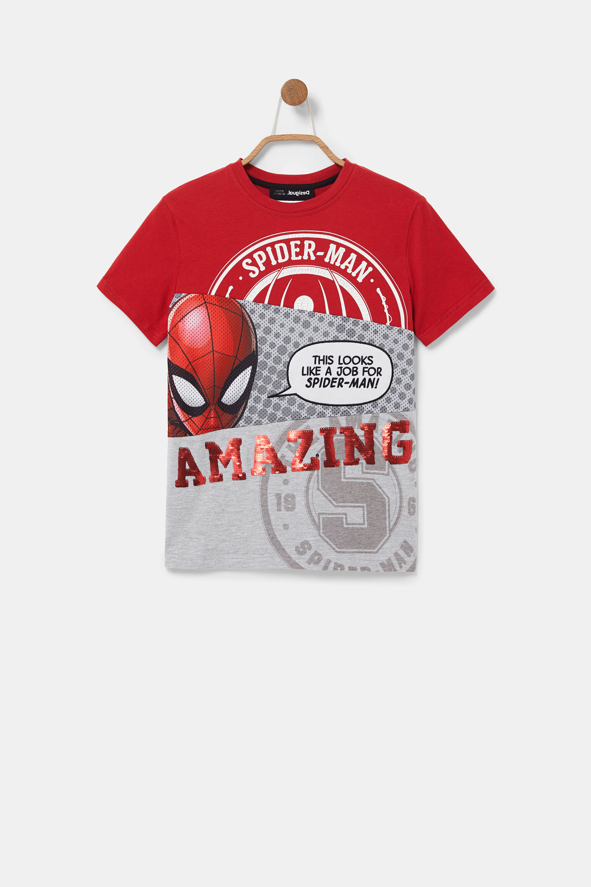 Desigual Camiseta Spider-man lentejuelas - BLACK - 13/14 - GLAMI.es