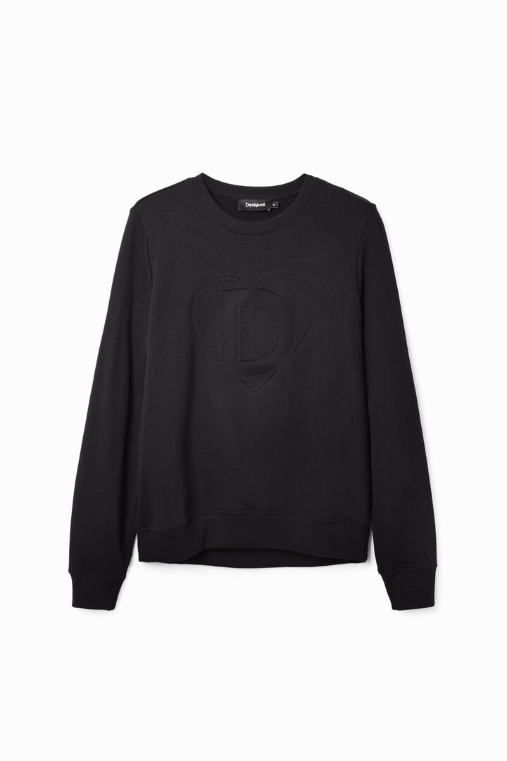 Embossed imagotype sweatshirt | Desigual