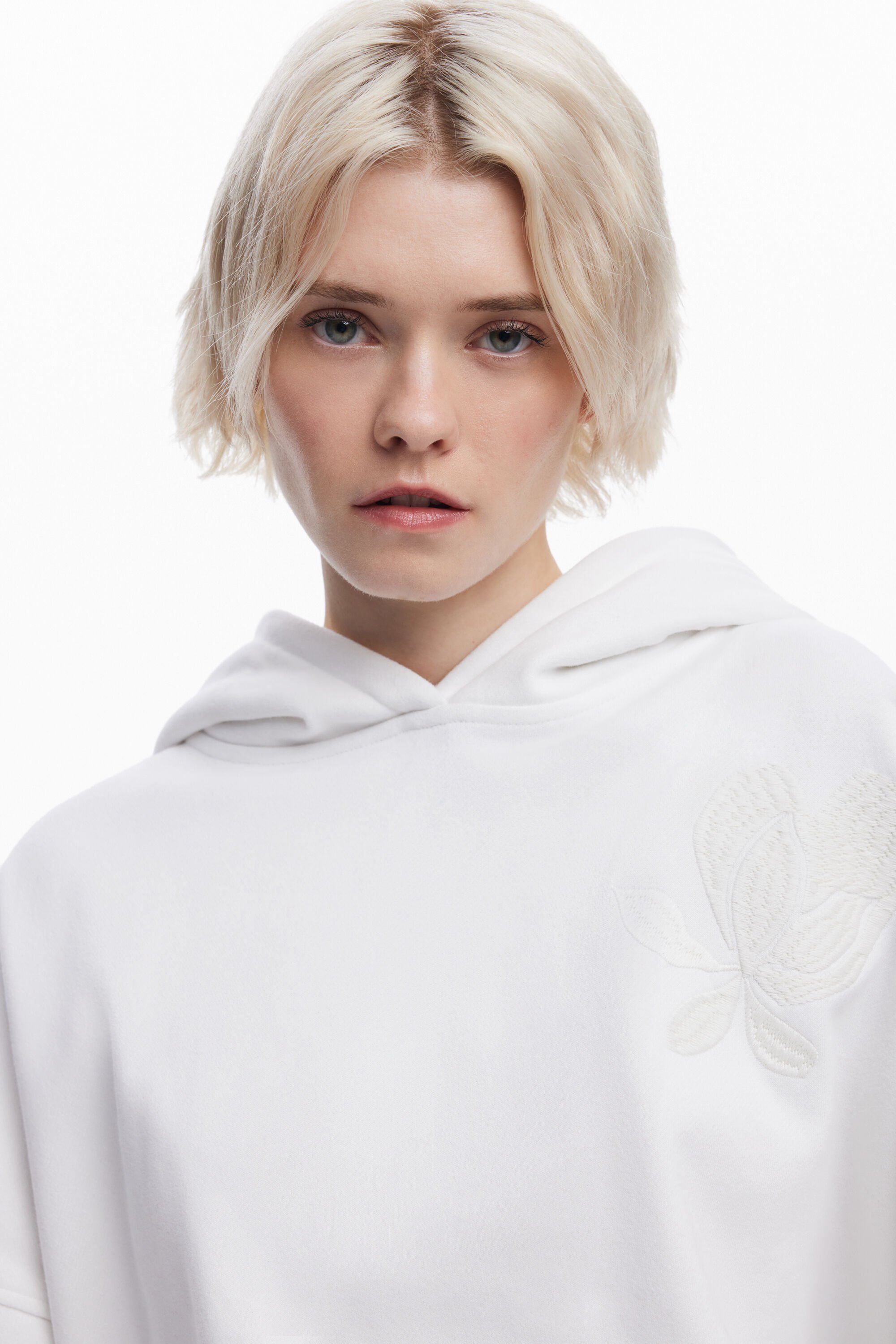 Desigual Paradise Sweatshirt M. C. Lacroix In White