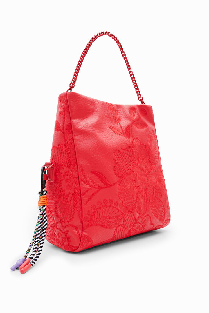 M embroidered floral bag | Desigual