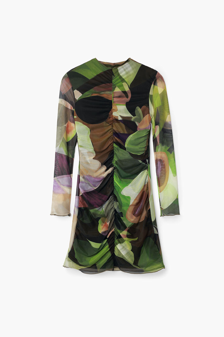 Printed Mini Dress M. Christian Lacroix