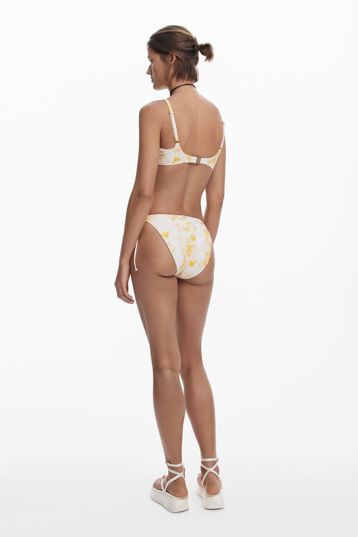Majtki bikini w tulipany | Desigual