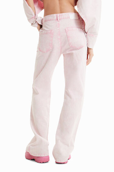 Texans wide leg straight Maitrepierre | Desigual