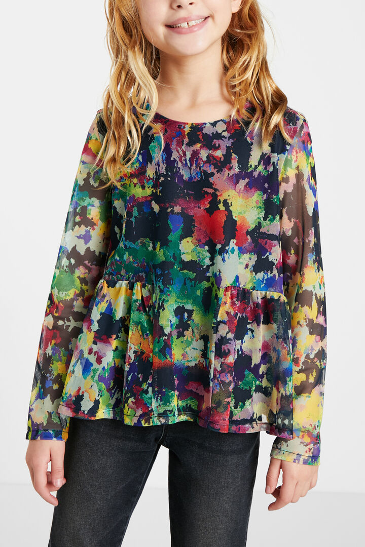 T-shirt tulle flounces | Desigual