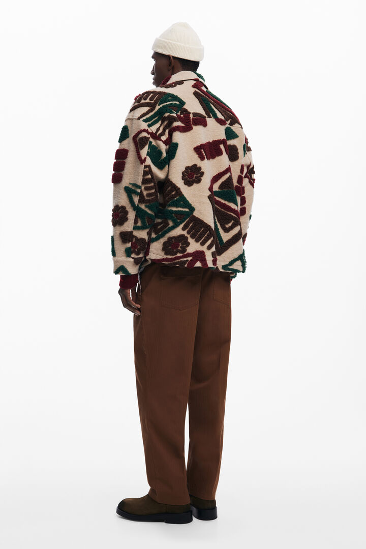 3D fleece jacket | Desigual
