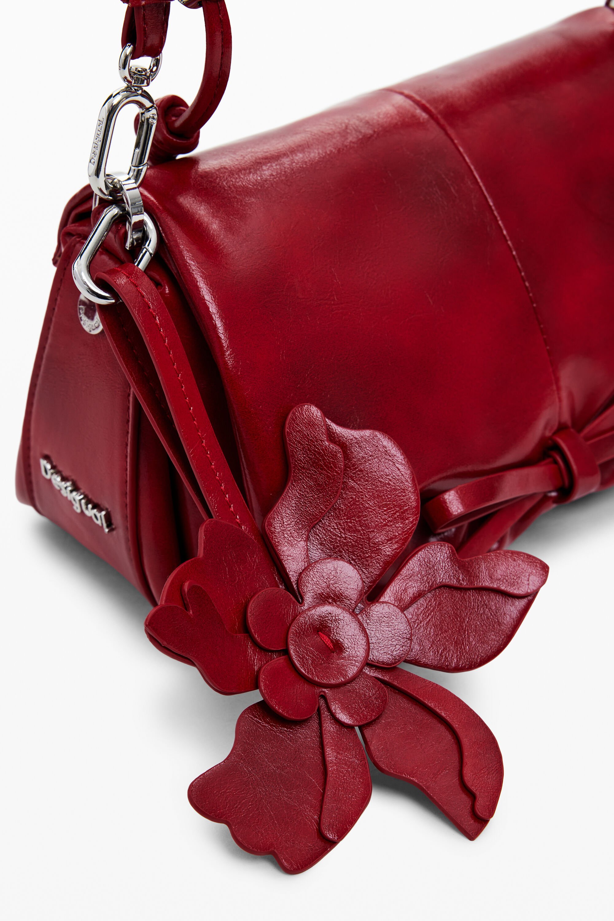 Desigual Xs Embroidered Floral Bag