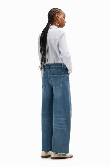 Long straight-cut jeans. | Desigual
