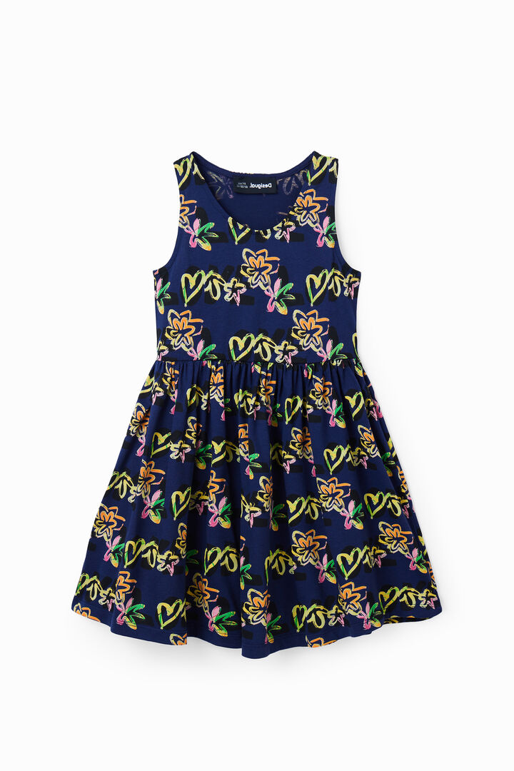 Sleeveless Love dress | Desigual