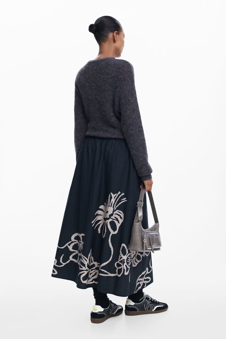 Long floral skirt | Desigual