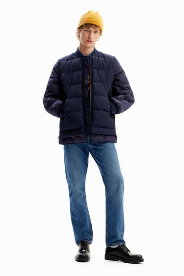 Bomber enconxada desmuntable | Desigual