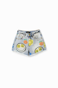 Shorts texans Smiley® | Desigual