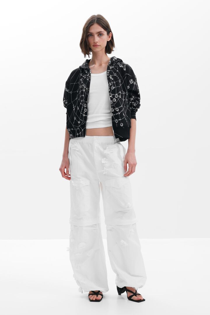 Tyler McGillivary cropped sweatshirt | Desigual