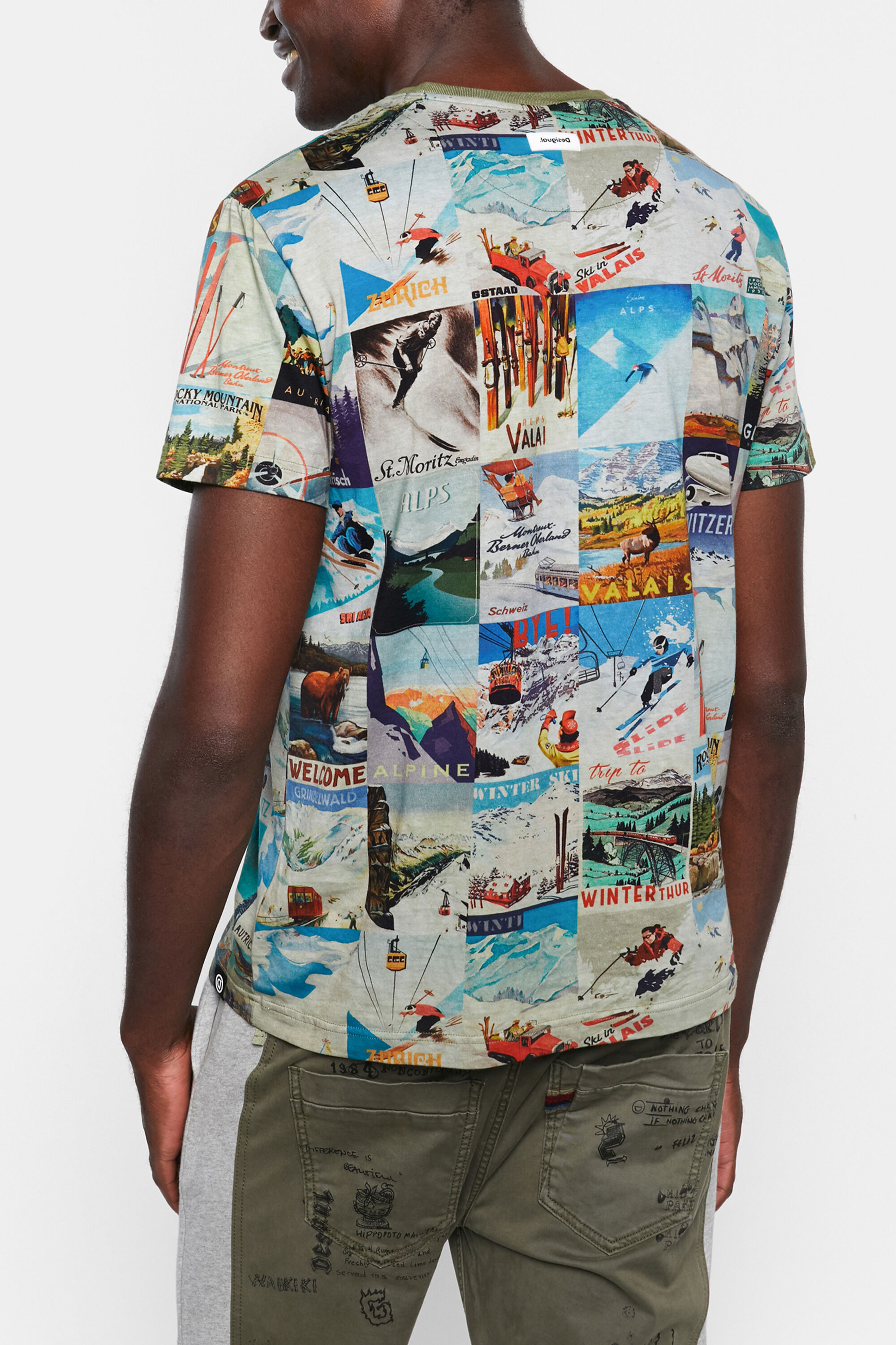 T shirt post cards 100 cotton