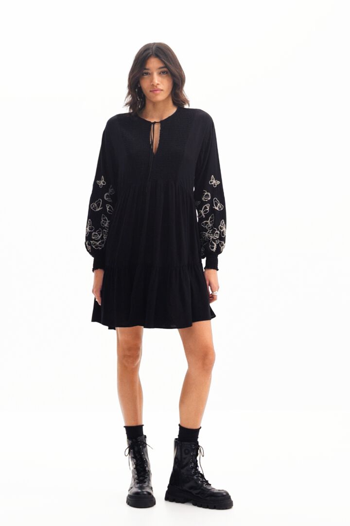 Kurzes Tunikakleid Schmetterlinge | Desigual