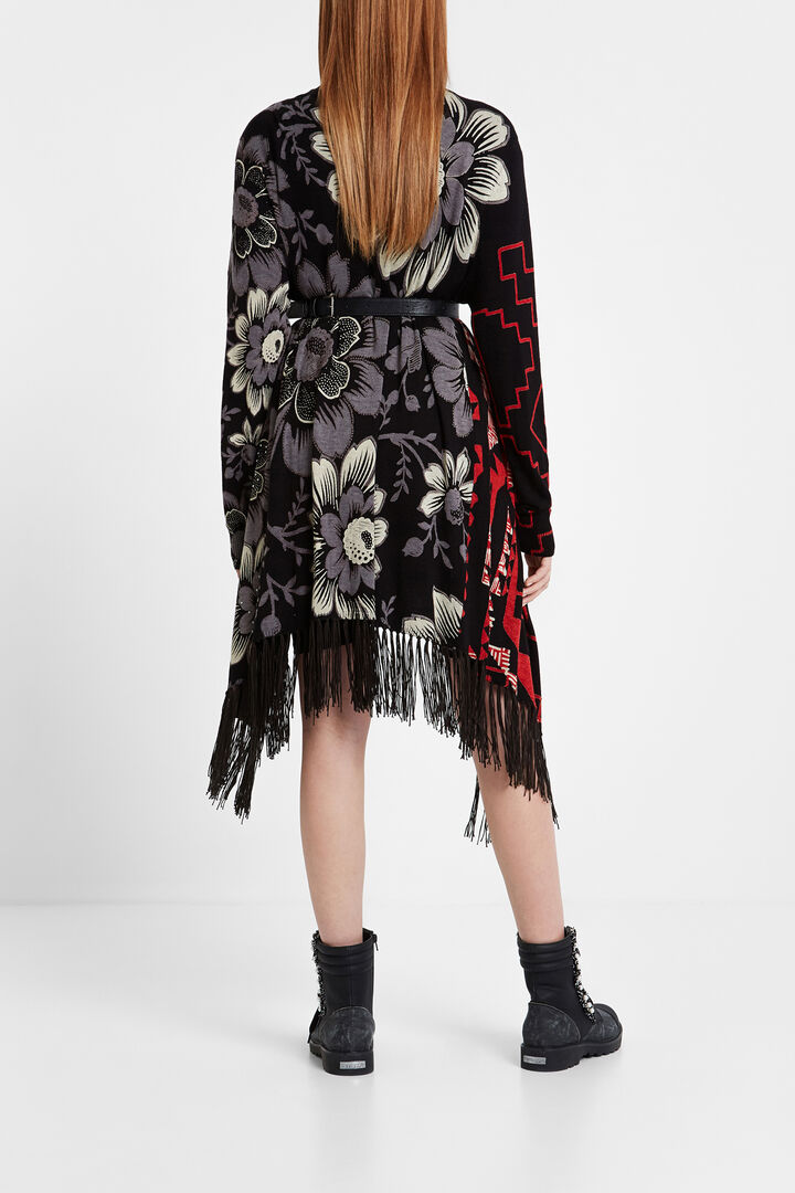 Fringe knit jacket | Desigual