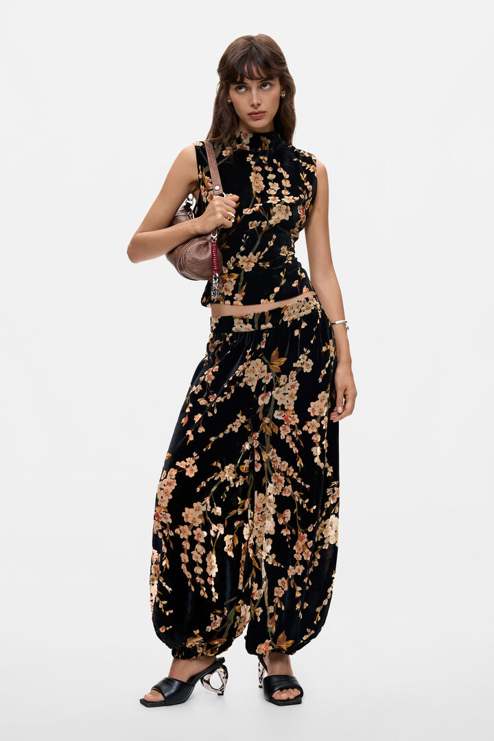 Long Printed Trousers