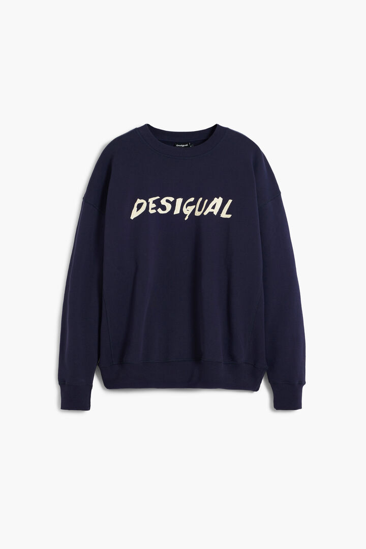 Dessuadora amb logo texturat | Desigual