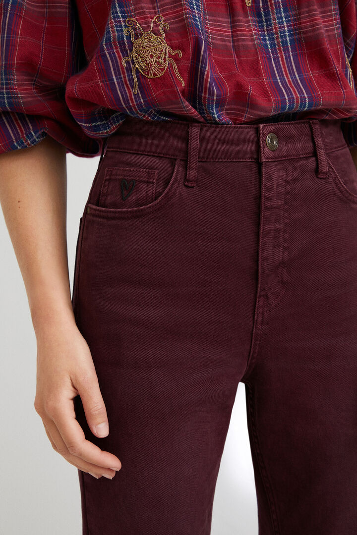 Straight ankle grazer trousers | Desigual