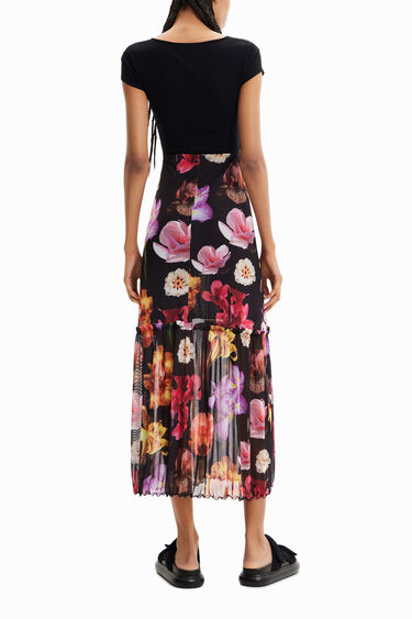 M. Christian Lacroix セットアップ風 花柄 ロングワンピース | Desigual