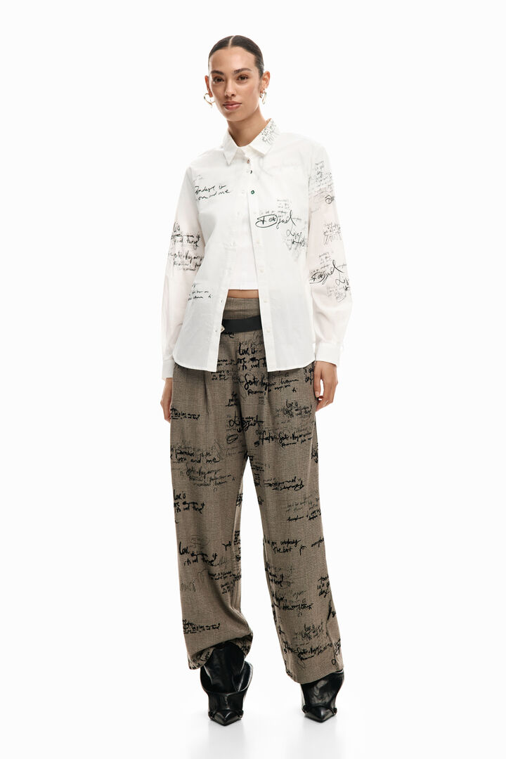 Paradise overhemd met lange mouwen | Desigual