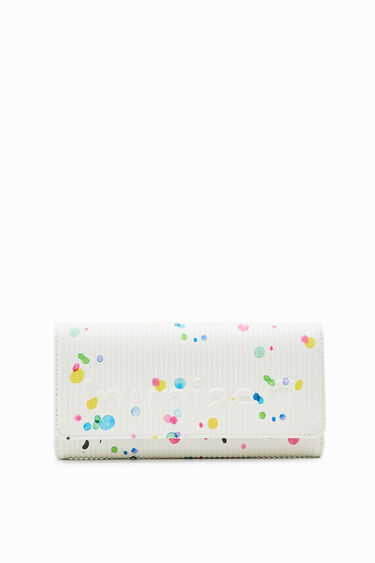 Large paint wallet | Desigual