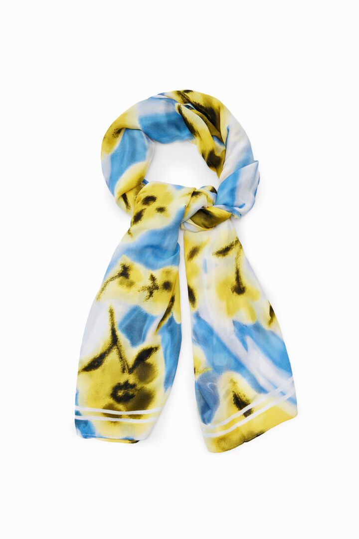 Rectangular floral foulard | Desigual