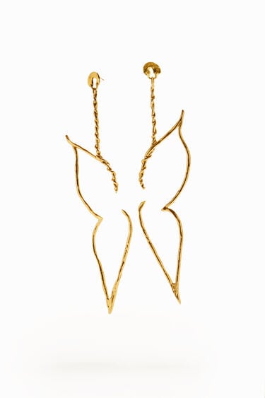 Boucles D’Oreilles Papillon Plaqué Or Violet – Créoles 14 Mm Avec Pendentif Coloré – Cadeau Fille & Ado