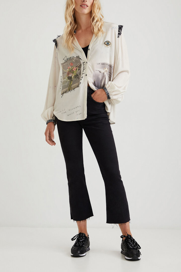 Camisa cuello mao | Desigual