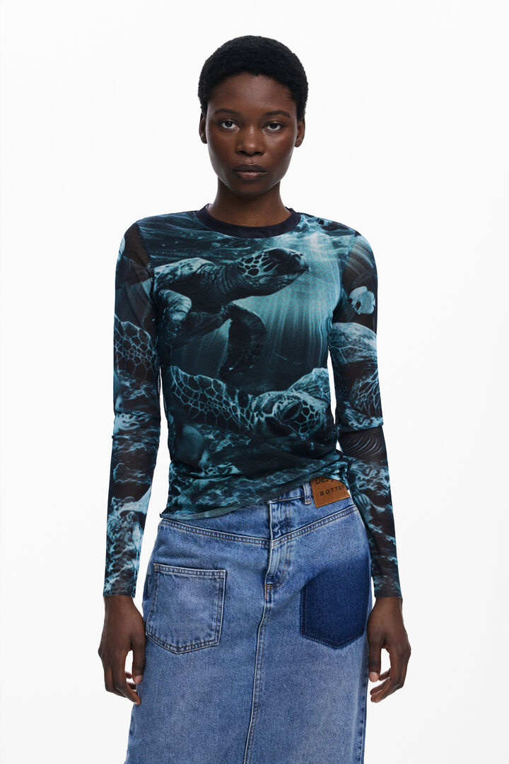 Gonna lunga in denim Botter | Desigual