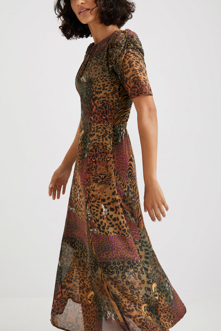 Short sleeve midi-dress | Desigual