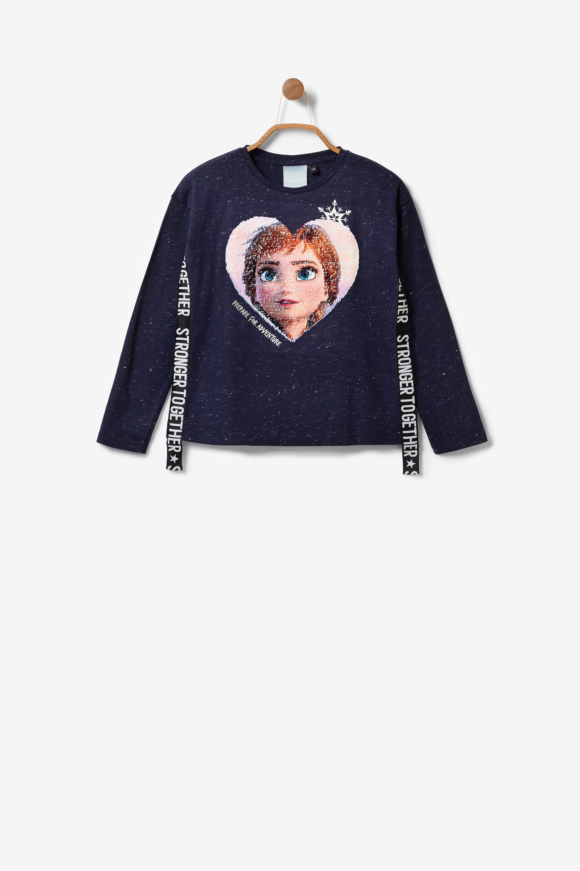 T shirt reversible sequins Frozen II Desigual