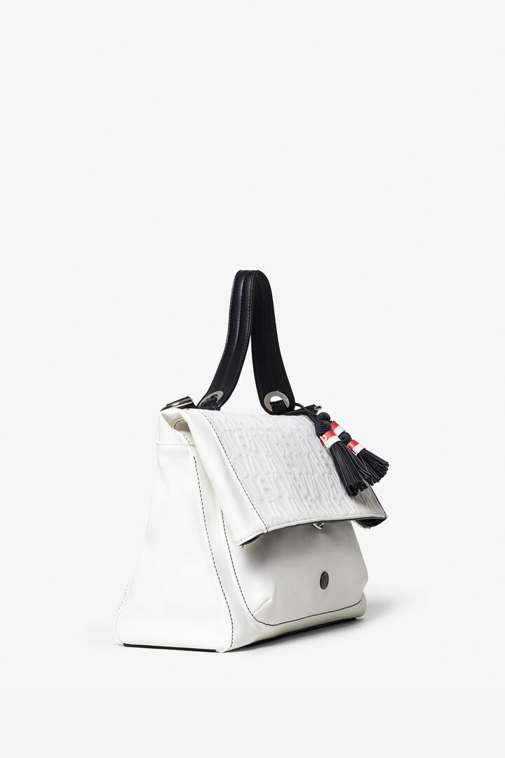 Sac carré blanc en simili cuir | Desigual
