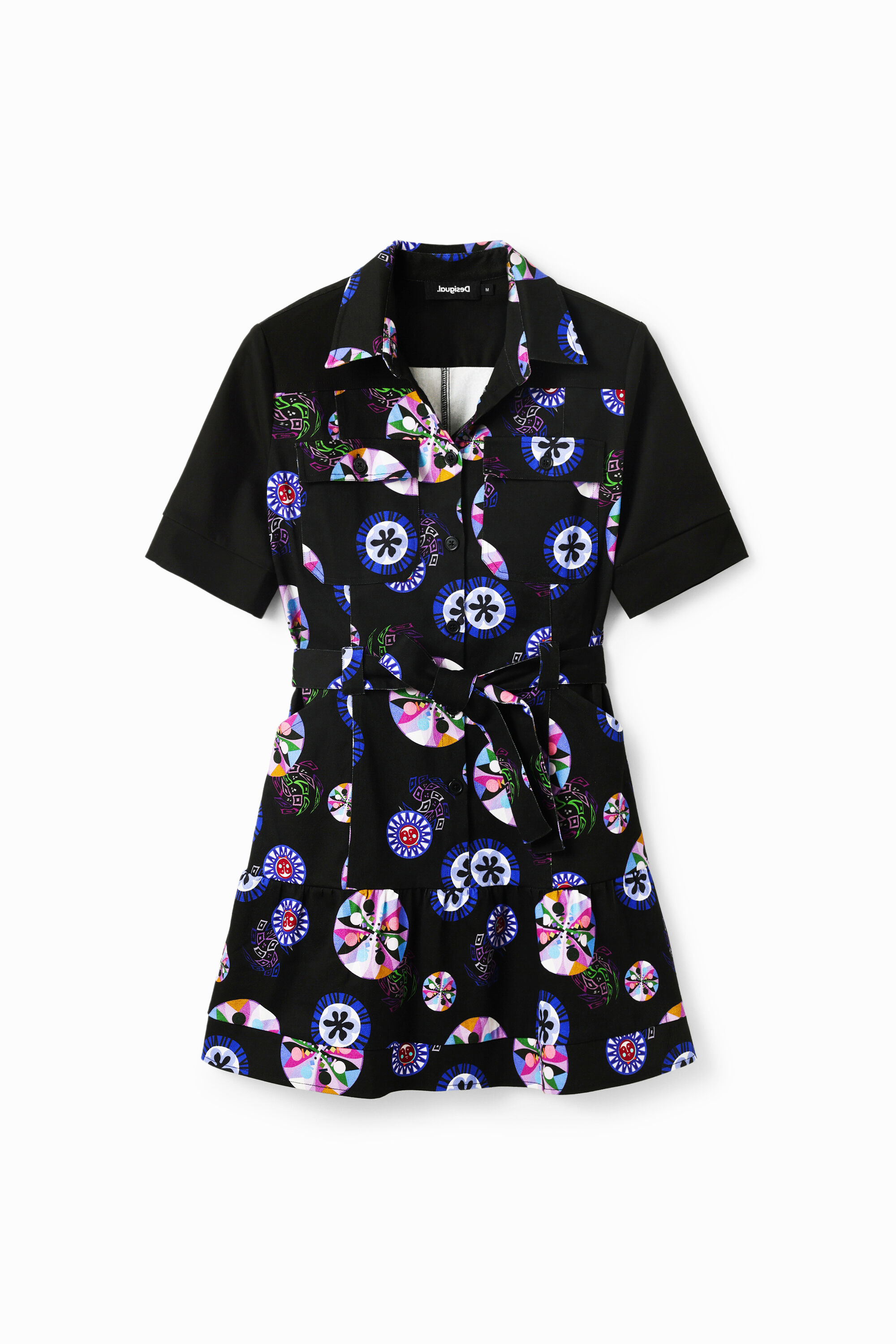 Kurzes Hemdblusenkleid Kugeln M. Christian Lacroix