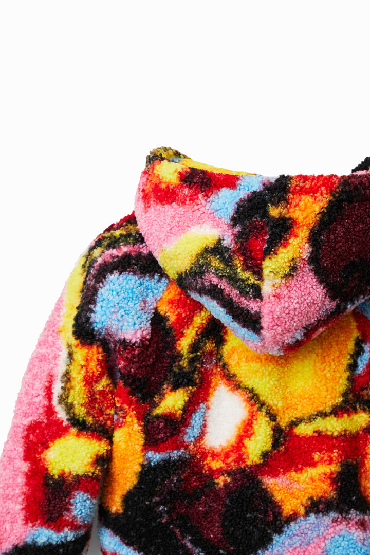 Chaqueta borreguillo print digital | Desigual