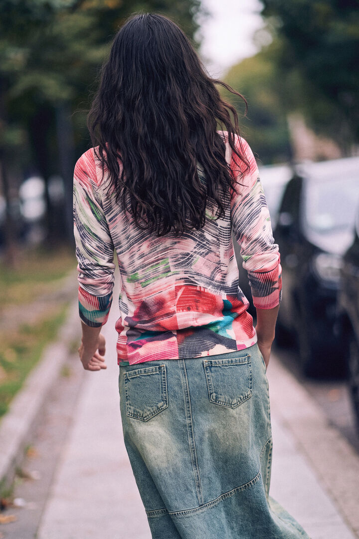 maglione leggero stampato