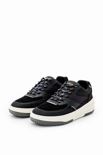 Sneakers retro chunky patchwork