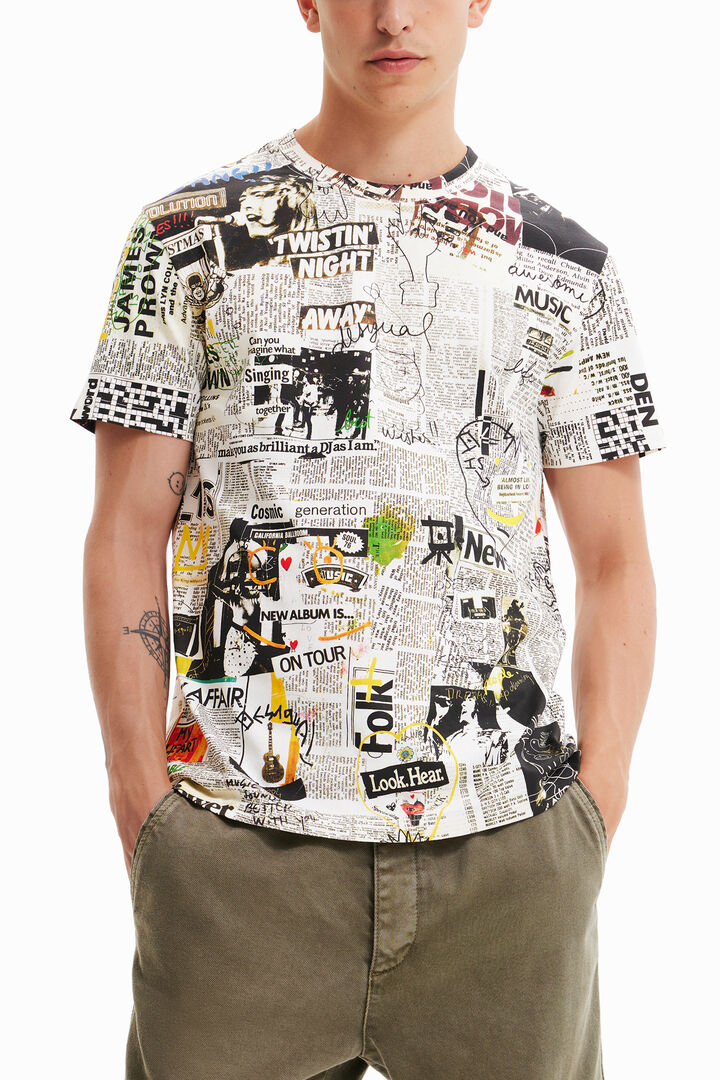 Newspaper T-shirt | Desigual
