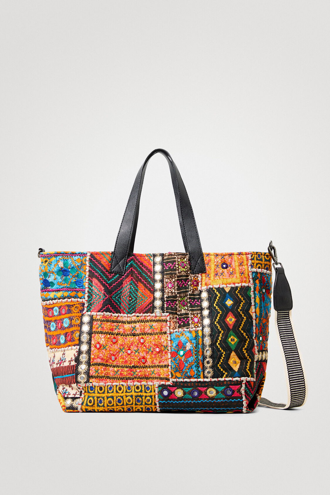 Geografía Leopardo Apropiado Bolso shopping bag boho | Desigual.com