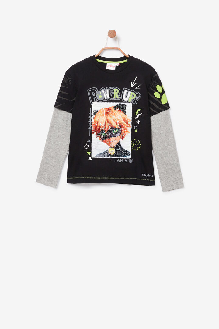 Unisex double sleeve Ladybug T-shirt | Desigual