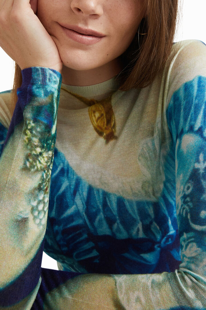 Arty long sleeve T-shirt | Desigual