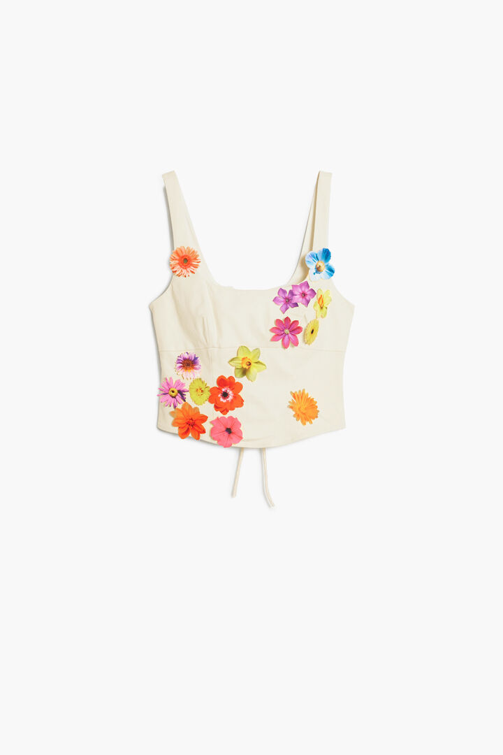 Blouse corset à fleurs Tyler McGillivary | Desigual